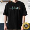 Alt Text: Awesome Miami Dolphins NFL Heartbeat T-Shirt featuring vibrant team colors and a stylish heartbeat graphic design.