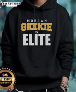 Awesome Morgan Geekie Elite Short Shift Hoodie in action, showcasing style and comfort for hockey fans.