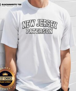 Awesome New Jersey Paterson T-Shirt featuring vibrant design and local pride, perfect for fans of Paterson, NJ.