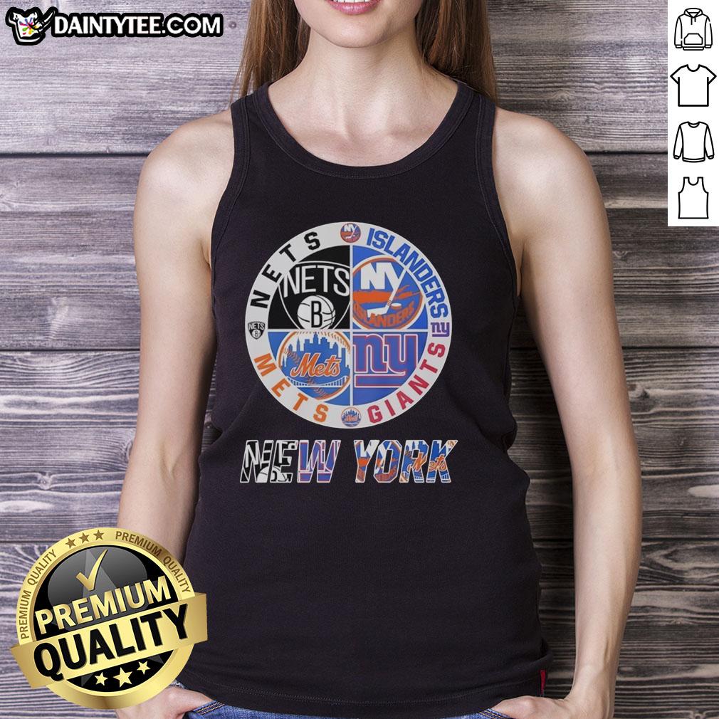 awesome-new-york-nets-new-york-islanders-new-york-mets-new-york-giants-mashup-logo-tank-top Alt Text: Stylish mashup logo tank top featuring New York Nets, Islanders, Mets, and Giants for sports fans and fashion lovers.
