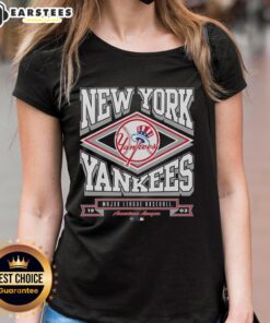 Awesome New York Yankees Heater Ladies Tee featuring stylish design for female fans of the Yankees.