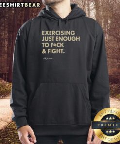 Awesome Not For Pumice Exercising Hoodie showcasing a bold graphic design, perfect for fitness enthusiasts and casual wear.
