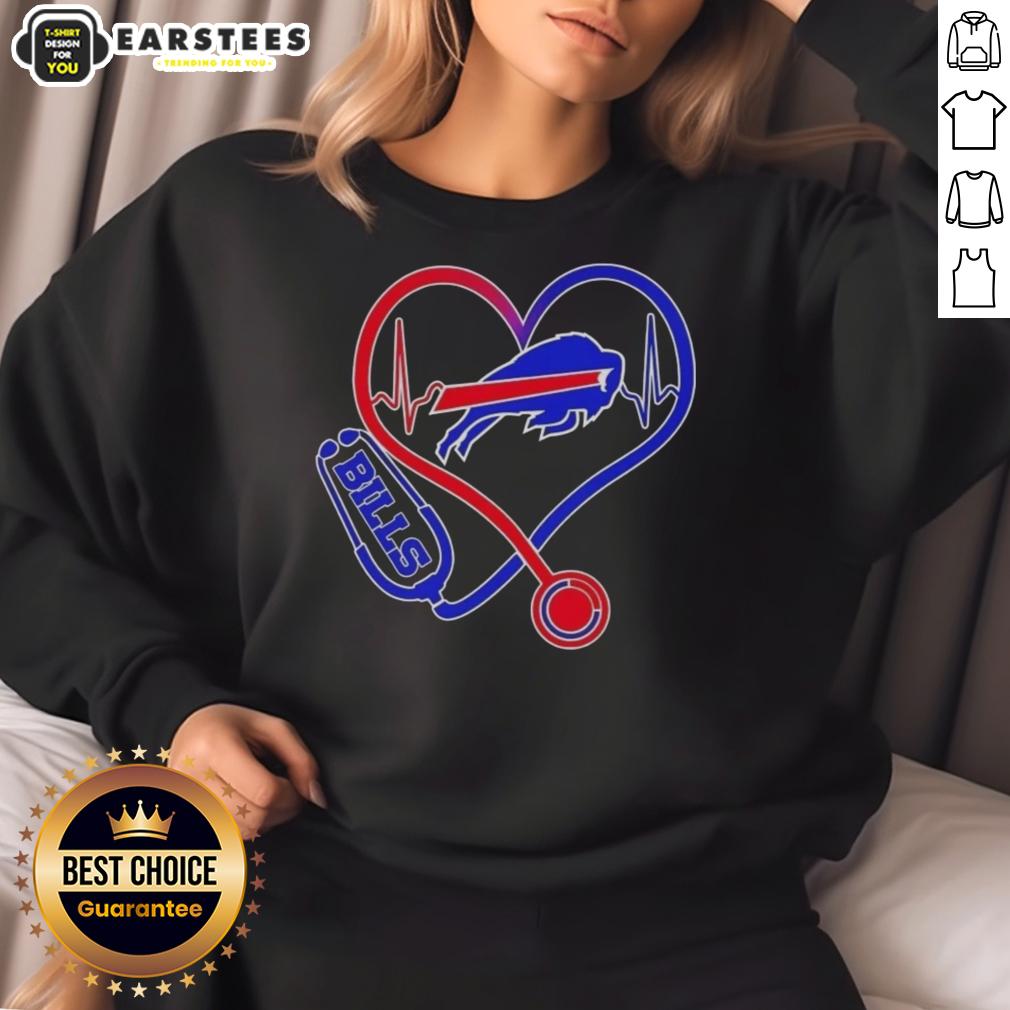 awesome-nurse-love-buffalo-bills-sweatshirt Awesome Nurse Love Buffalo Bills Sweatshirt featuring a stylish design for football fans and healthcare workers.