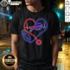 Awesome Nurse Love Buffalo Bills T-Shirt featuring a heart design and team colors, perfect for sports-loving healthcare workers.