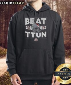 Ohio State Buckeyes football hoodie celebrating victory over TTUN in The Game 2025, perfect for fans and supporters.