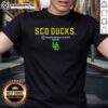 Alt Text: Awesome Oregon Ducks 2025-26 CFP SCO Ducks T-Shirt showcasing team logo and vibrant colors for fans and supporters.