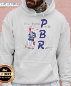 Awesome Pabst Blue Ribbon hoodie featuring 'Yes I Have PBR' design, perfect for fans of PBR and stylish casual wear.