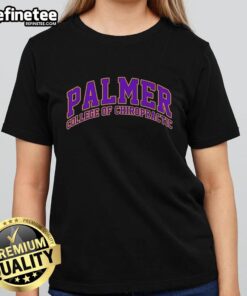 Awesome Palmer College of Chiropractic ladies tee featuring a stylish design and comfortable fit for chiropractic enthusiasts.