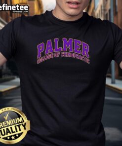 Awesome Palmer College of Chiropractic T-Shirt featuring a stylish design for chiropractic students and alumni.