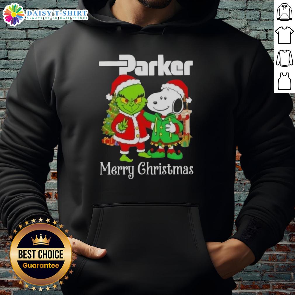 Awesome Parker Hannifin X Grinch And Snoopy Merry Christmas Hoodie Awesome Parker Hannifin X Grinch and Snoopy Merry Christmas Hoodie featuring festive designs for holiday cheer.
