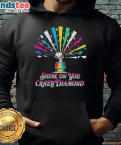 Awesome Peanuts Snoopy Shine On You Crazy Diamond Hoodie featuring colorful designs and a cozy fit for fans.