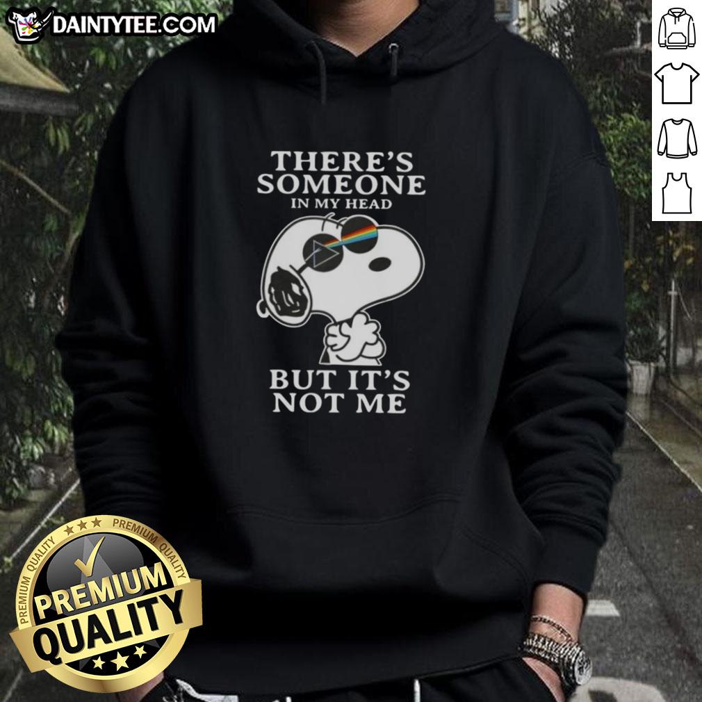 awesome-peanuts-snoopy-theres-someone-in-my-head-but-its-not-me-hoodie Awesome Peanuts Snoopy hoodie featuring the quote 'There's someone in my head but it's not me' for fans of Peanuts comics.