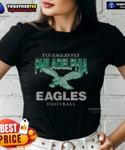 Awesome Philadelphia Eagles Historic Head-On Ladies Tee featuring vibrant team colors and logo, perfect for fans.