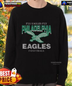 Awesome Philadelphia Eagles Historic Head-On Sweatshirt featuring vibrant team colors and logo, perfect for fans.