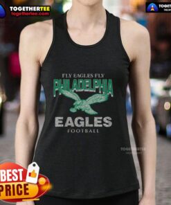 Awesome Philadelphia Eagles historic head-on tank top featuring team logo and vibrant design for fans.