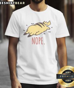 Awesome Pika Nope Pikachu T-Shirt featuring a playful Pikachu design, perfect for Pokmon fans and casual wear.