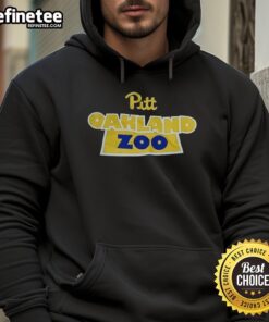 Alt Text: Stylish Pittsburgh Panthers Oakland Zoo hoodie featuring team colors and logo, perfect for fans and outdoor activities.