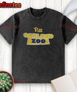Awesome Pittsburgh Panthers Oakland Zoo washed t-shirt featuring vibrant team colors and a comfortable fit.