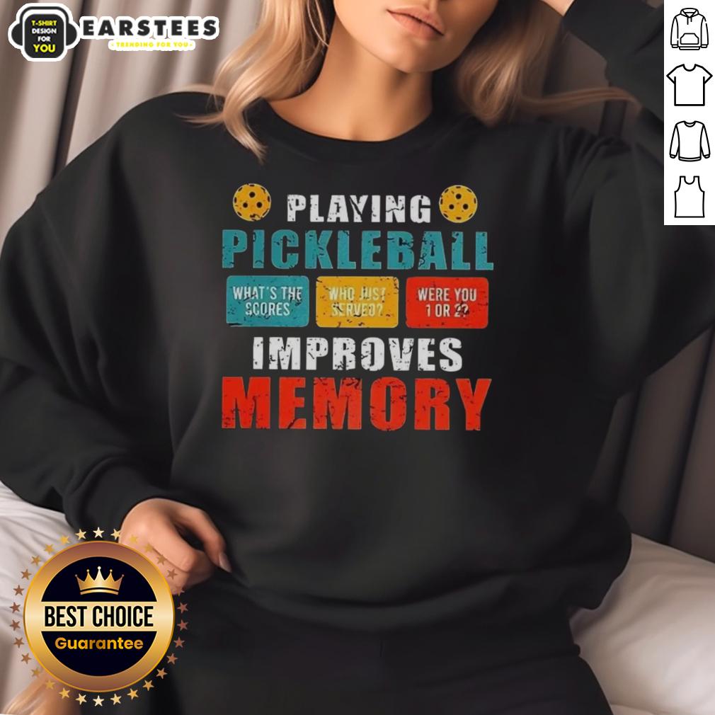 awesome-playing-pickleball-improves-memory-whats-the-saucers-vintage-sweatshirt Awesome vintage sweatshirt featuring pickleball design, promoting memory improvement through fun gameplay.