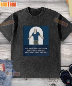 Awesome Promise Me A Million Times T-Shirt featuring a playful cartoon design and bold text, perfect for casual wear.