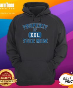 Awesome XXL Your Mom Curved Letters Hoodie in vibrant colors, showcasing a trendy design for casual wear.