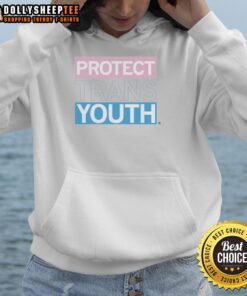 Alt Text: Awesome Protect Trans Youth LGBT Hoodie featuring vibrant colors and a powerful message of support for LGBTQ+ rights.
