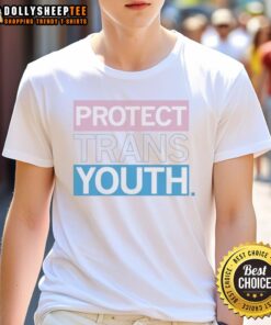 Awesome Protect Trans Youth LGBT T-Shirt featuring bold graphics and vibrant colors promoting trans rights and inclusivity.