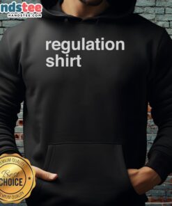 Awesome Regulation Hoodie in navy blue, featuring a stylish design and comfortable fit for everyday wear.