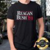 Awesome Ronald Reagan and Bush 1984 T-shirt featuring vintage graphics celebrating the iconic political duo.