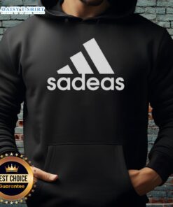 Awesome Sadeas Three Stripes Logo Parody Hoodie featuring a unique design and vibrant colors for trendy streetwear.