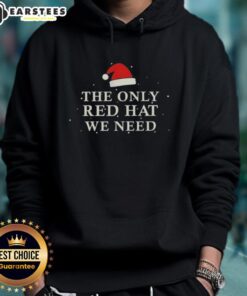 Awesome Santa Hat on a cozy Christmas hoodie, the only red hat we need for festive celebrations this holiday season.