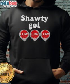 Awesome Shawty Got Low Diabetes Hoodie featuring a stylish design, perfect for diabetes awareness and casual wear.