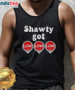 Awesome Shawty Got Low Diabetes Tank Top featuring a catchy slogan, perfect for diabetes awareness and stylish summer wear.
