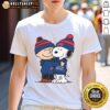 Alt Text: Awesome Snoopy-Buffalo-Bills T-Shirt featuring Snoopy in Bills gear, perfect for football fans and Peanuts lovers.