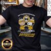 Awesome Snoopy touching hands with Charlie Brown on Pittsburgh Penguins 59th Anniversary 1967-2026 T-Shirt design.