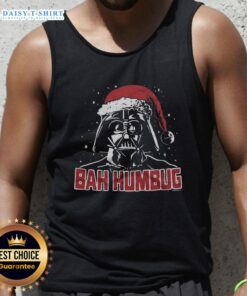 Awesome Star Wars Darth Vader Bah Humbug tank top featuring a festive design perfect for holiday fans and cosplay.