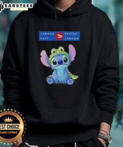Awesome Stitch Cosplay Crocodile X Canada Post Hoodie featuring vibrant colors and unique design for fans and collectors.