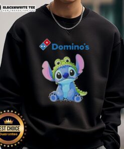 Awesome Stitch cosplay featuring a Crocodile X Dominos sweatshirt, perfect for anime and cosplay enthusiasts.