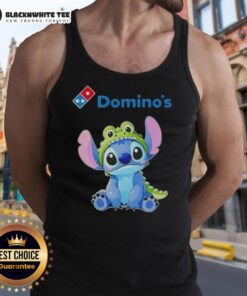 Awesome Stitch Cosplay Crocodile X Dominos tank top featuring vibrant colors and fun design, perfect for cosplay enthusiasts.