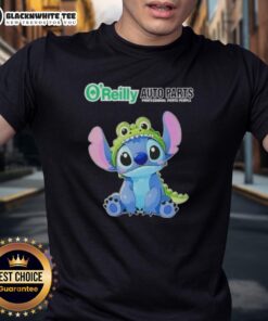 Awesome Stitch Cosplay Crocodile X O'Reilly Auto Parts T-Shirt featuring vibrant graphics and a unique design.
