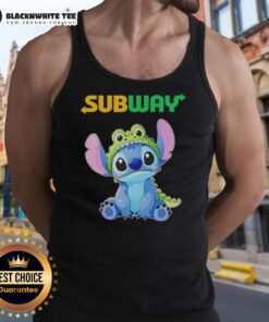 Awesome Stitch Cosplay Crocodile X Subway Tank Top featuring vibrant colors and unique design for cosplay enthusiasts.