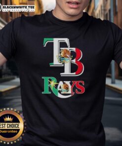 Awesome Tampa Bay Rays baseball T-shirt featuring a vibrant Mexican flag design, perfect for fans and collectors.