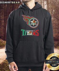 Awesome Tennessee Titans football hoodie featuring a vibrant Mexican flag design, perfect for fans and stylish comfort.