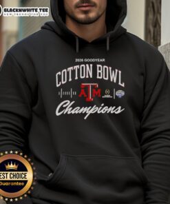 Awesome Texas A&M Aggies 2026 Cotton Bowl Champions Classic Hoodie showcasing team pride and championship spirit.