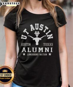 Texas Longhorns UT Austin Ladies Tee for alumni, featuring vibrant graphics and a stylish design celebrating Longhorns Nation.