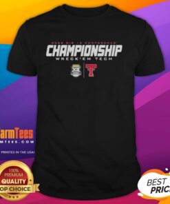 Awesome Texas Tech 2025 Big 12 Championship Wreck Em Tech T-Shirt featuring vibrant team colors and bold logo design.