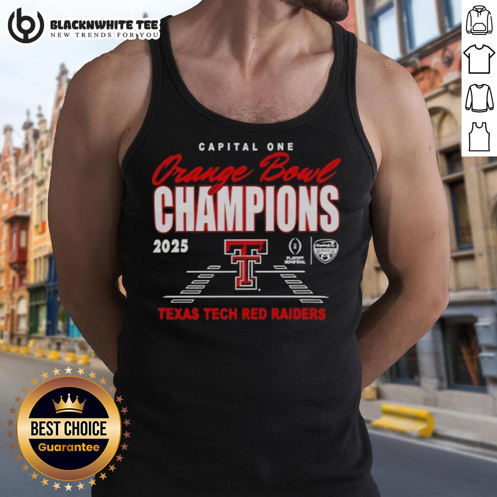 Awesome Texas Tech Red Raiders 2026 Orange Bowl Champions Classic Tank Top Texas Tech Red Raiders 2026 Orange Bowl Champions classic tank top featuring bold team graphics and vibrant colors.