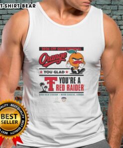 Texas Tech Red Raiders tank top for 2025 CFP Capital One Orange Bowl, showcasing team pride and spirit.