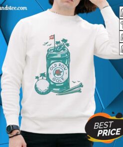 Awesome 19th Hole Beer Can Golf Sweatshirt featuring a vibrant design perfect for golf lovers and casual wear.