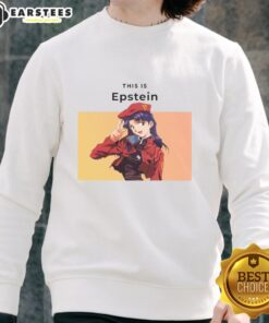 Stylish Epstein Misato Katsuragi sweatshirt featuring vibrant design, perfect for fans of anime and unique fashion.
